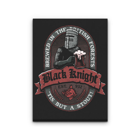 Black Knight Stout - Canvas Print