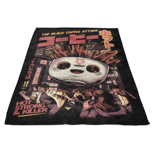 Black Magic Coffee - Fleece Blanket