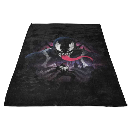 Black Symbiote - Fleece Blanket