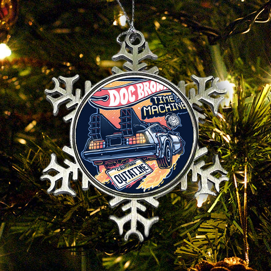 Blazing Time Machine - Ornament