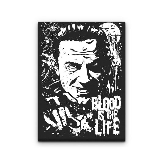 Blood is the Life - Canvas Print