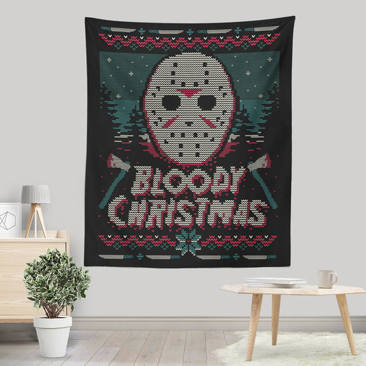 Bloody Ugly Christmas - Wall Tapestry