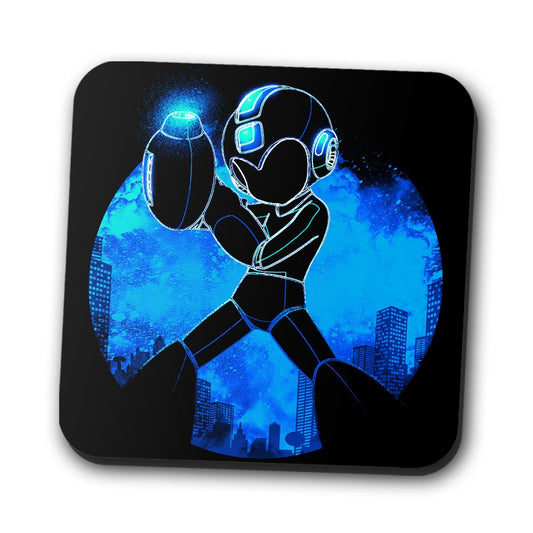 Blue Bomber Orb - Coasters