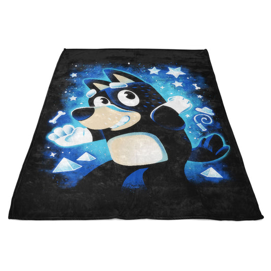 Blue Dog Dad - Fleece Blanket