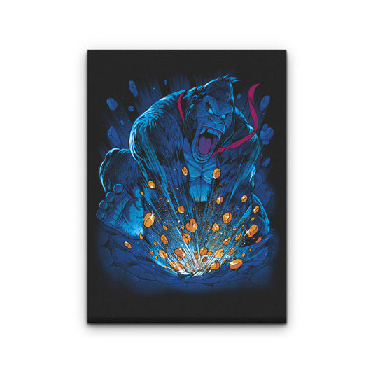 Blue Gorilla - Canvas Print