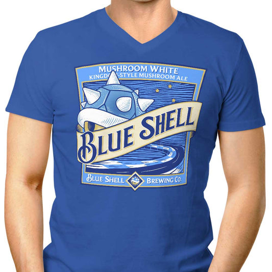 Blue Shell - Men's V-Neck