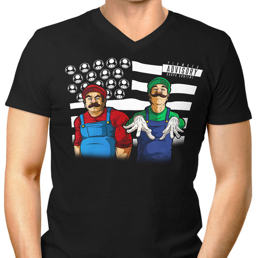 Bombs Over Koopas - Men's V-Neck