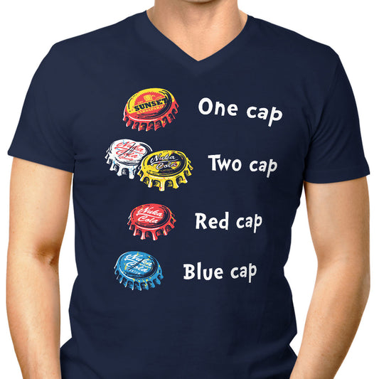 Bottle Cap Fever - Men's V-Neck
