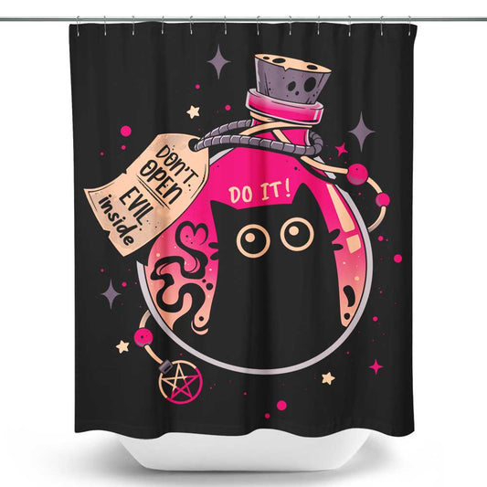 Bottled Menace - Shower Curtain