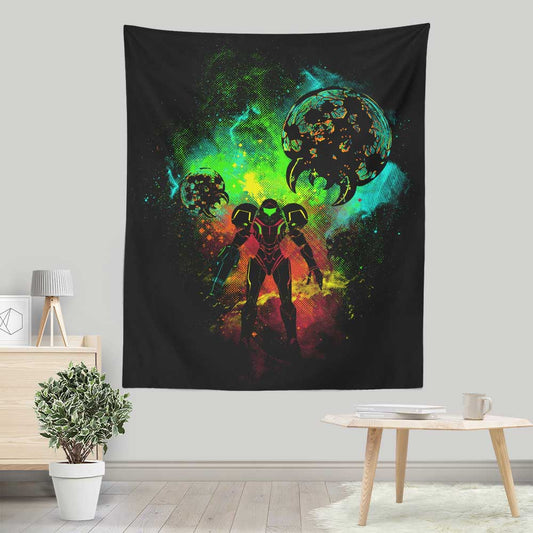 Bounty Hunter Art - Wall Tapestry