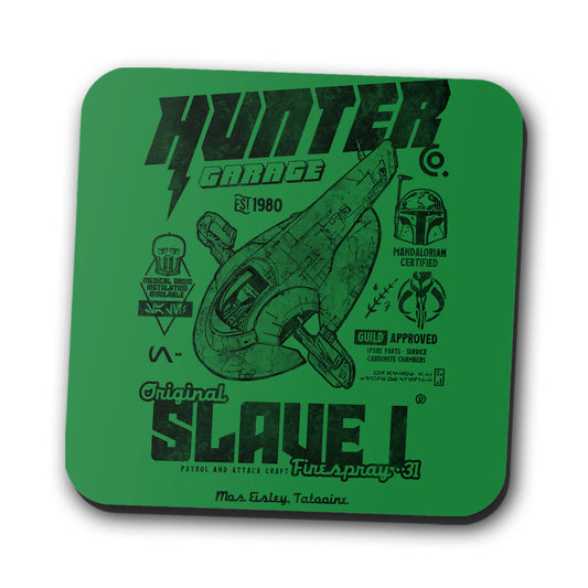 Bounty Hunter Garage - Coasters