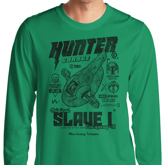 Bounty Hunter Garage - Long Sleeve T-Shirt