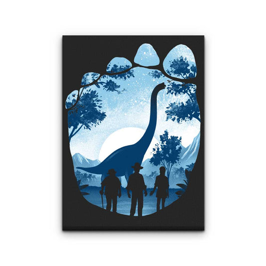 Brachiosaurus Footprint - Canvas Print