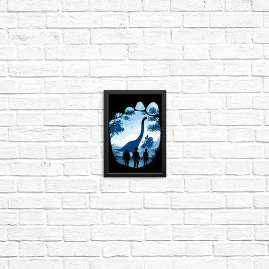 Brachiosaurus Footprint - Posters & Prints
