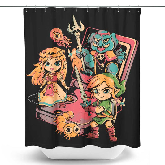 Brave Game Boy - Shower Curtain