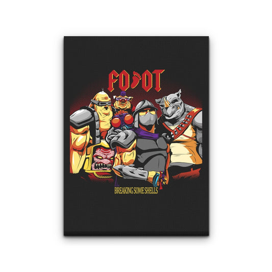 Breaking Some Shells - Canvas Print