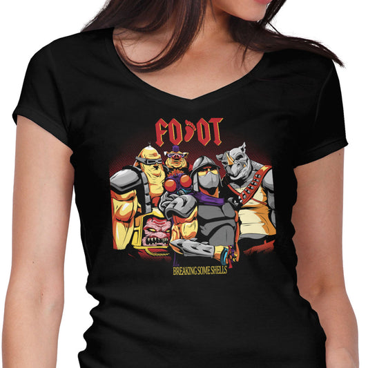 Breaking Some Shells - Women's V-Neck