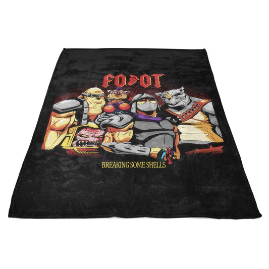 Breaking Some Shells - Fleece Blanket