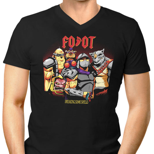 Breaking Some Shells - Men's V-Neck