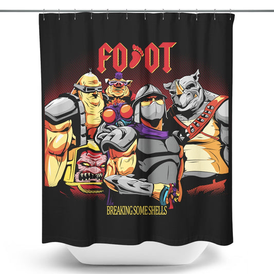 Breaking Some Shells - Shower Curtain