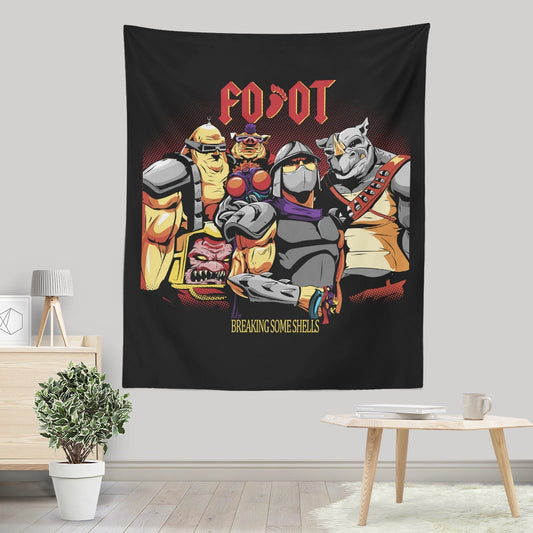 Breaking Some Shells - Wall Tapestry