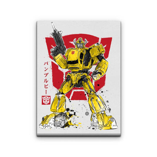 Bumble Sumi-e - Canvas Print