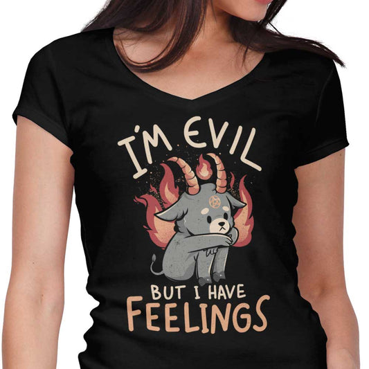 But I Have Feelings - Women's V-Neck