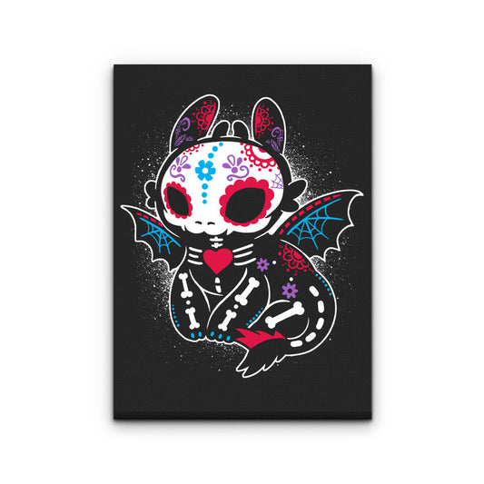 Calavera Fury - Canvas Print
