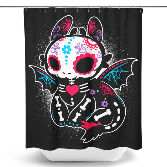 Calavera Fury - Shower Curtain