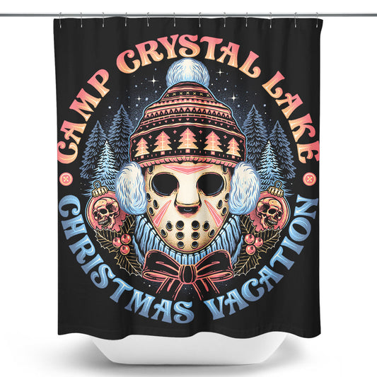 Camp Christmas - Shower Curtain