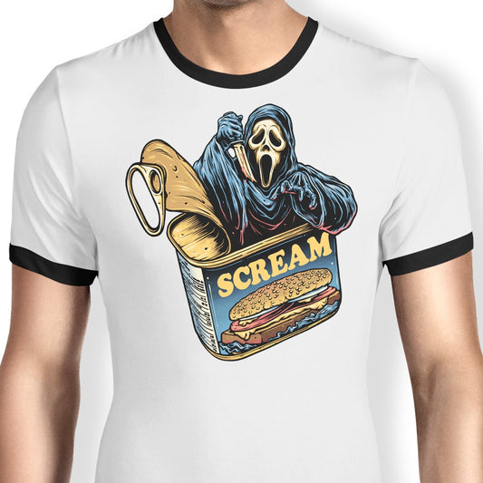 Canned Ghost - Ringer T-Shirt