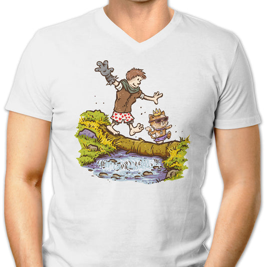 Carl and the Princess - Men's V-Neck