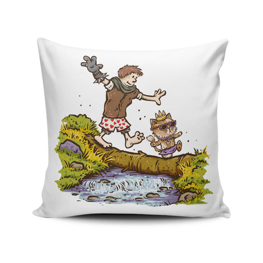 Carl and the Princess - Throw Pillow