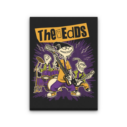 Cartoon Rock Band - Canvas Print