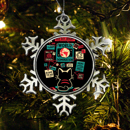 Cat Master Plan - Ornament