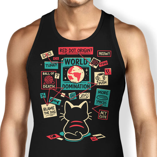 Cat Master Plan - Tank Top