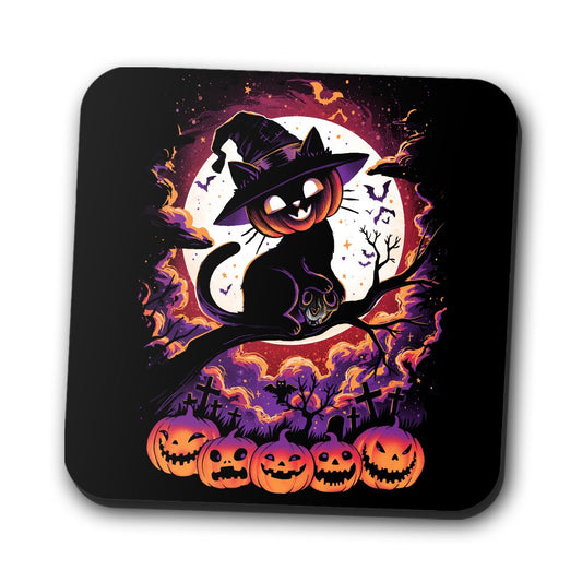Cat O'Lantern - Coasters