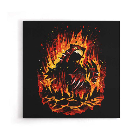 Cataclysm of Magma - Canvas Print