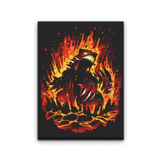 Cataclysm of Magma - Canvas Print