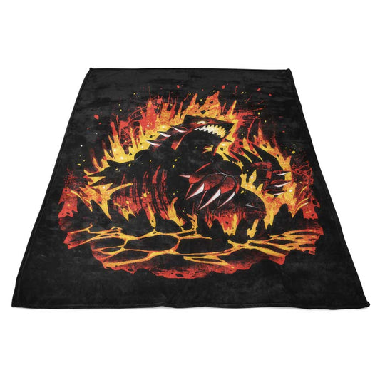 Cataclysm of Magma - Fleece Blanket