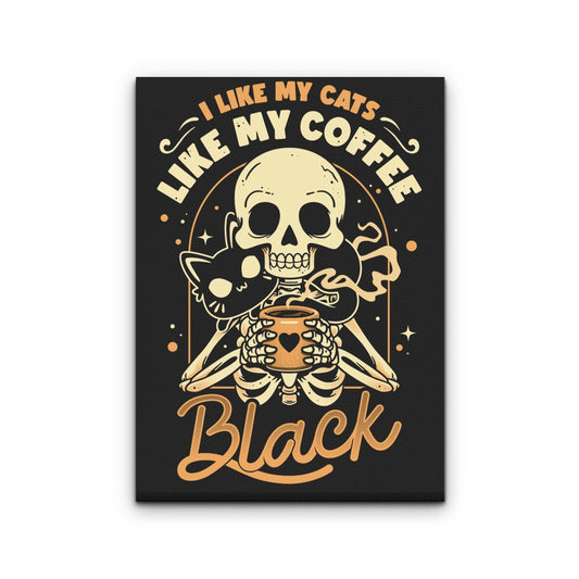 Cats and Coffee - Canvas Print