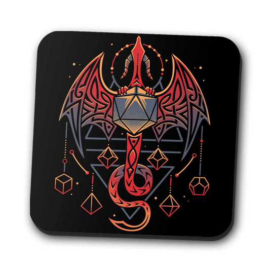 Celtic Dragon Dice - Coasters