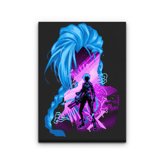 Chaos and Powder - Canvas Print