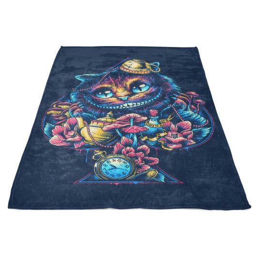 Cheshire Spade - Fleece Blanket
