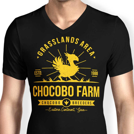 Chocobo Farm - Men's V-Neck