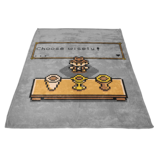 Choose Your Grail - Fleece Blanket