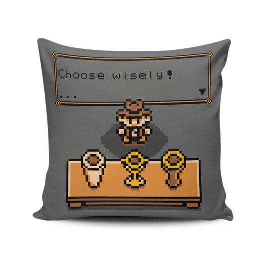 Choose Your Grail - Throw Pillow