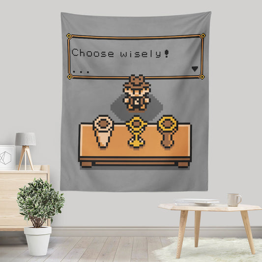 Choose Your Grail - Wall Tapestry