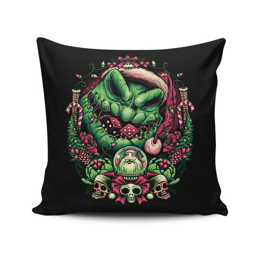 Christmas Boogeyman - Throw Pillow