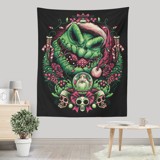 Christmas Boogeyman - Wall Tapestry